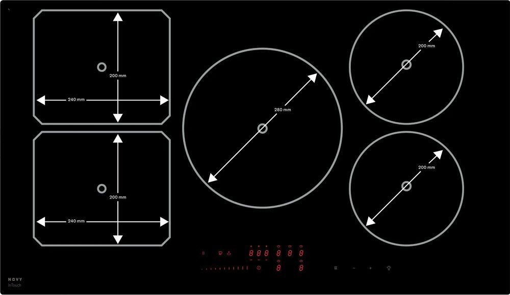 Novy Induction Power 90cm 1768
