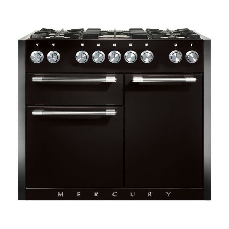 Mercury 1082 Dual Fuel Range Cooker Oven - MYC1082DF, Colour: Ash Black (Satin)
