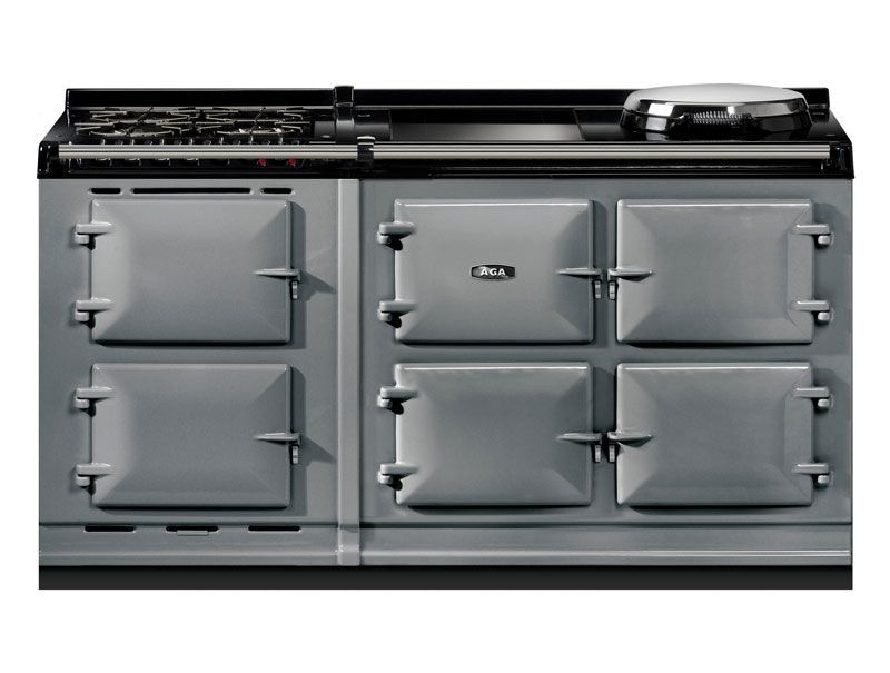 AGA ER7i Series 160 Dual Fuel with Induction Hob & Gas Hob Range Cooker, Colour: Slate