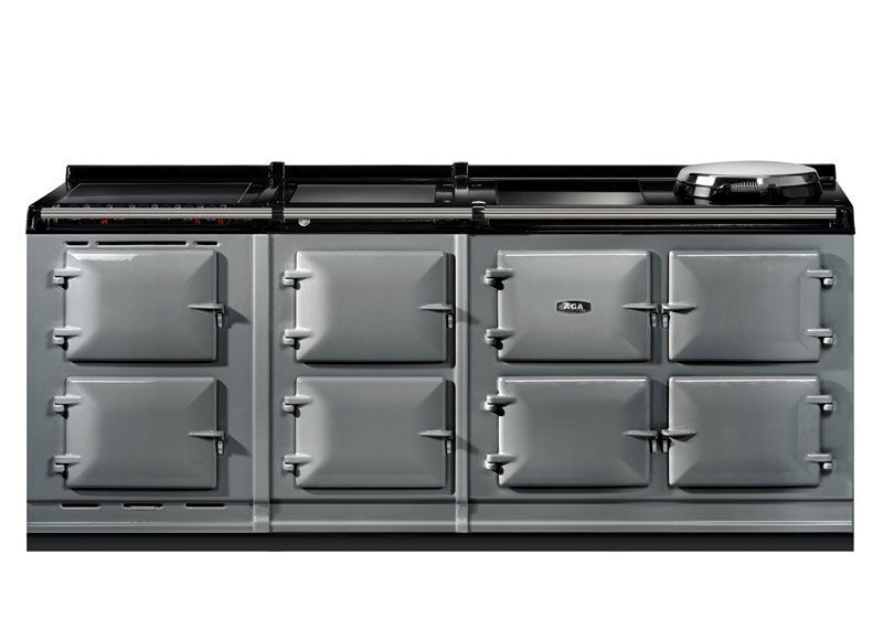 AGA ER7i Series 210 Electric with 2 x Induction Hob & Ceramic Hob Range Cooker - ER7I2107ERIE, Colour: Slate