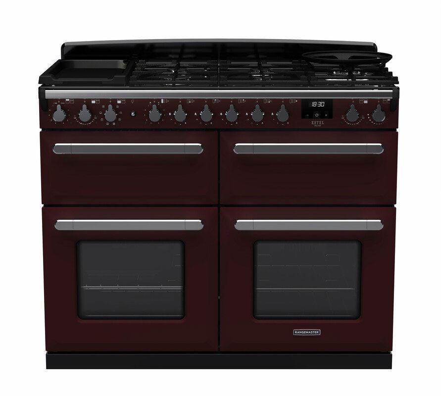 Rangemaster Estel Deluxe 110cm Dual Fuel Range Cooker - ESDLB110DFP