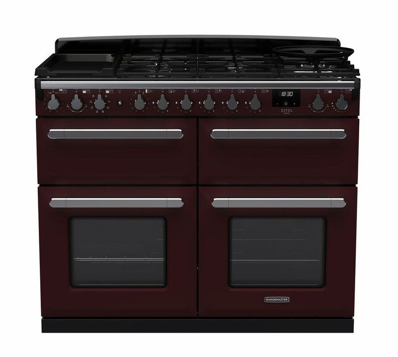 Rangemaster Estel Deluxe 110cm Dual Fuel Range Cooker - ESDLB110DFP