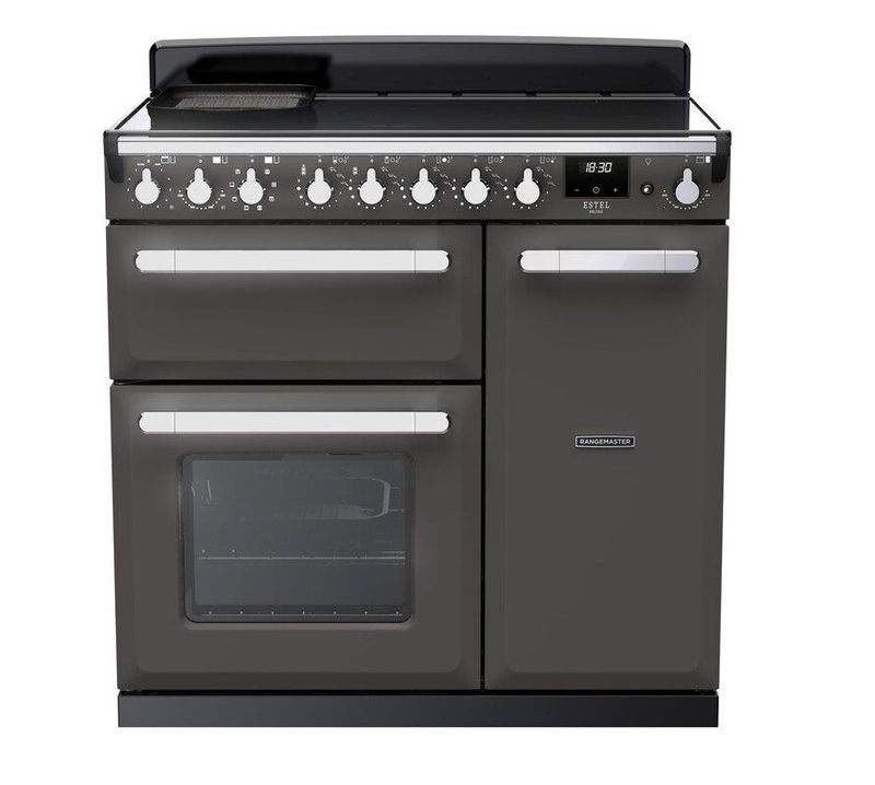 Rangemaster Estel Deluxe 90cm Induction Range Cooker - ESDL90EIP