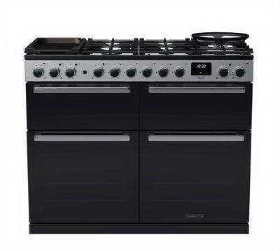Rangemaster Edge Deluxe 110cm Dual Fuel Range Cooker - EDDLB110DFG