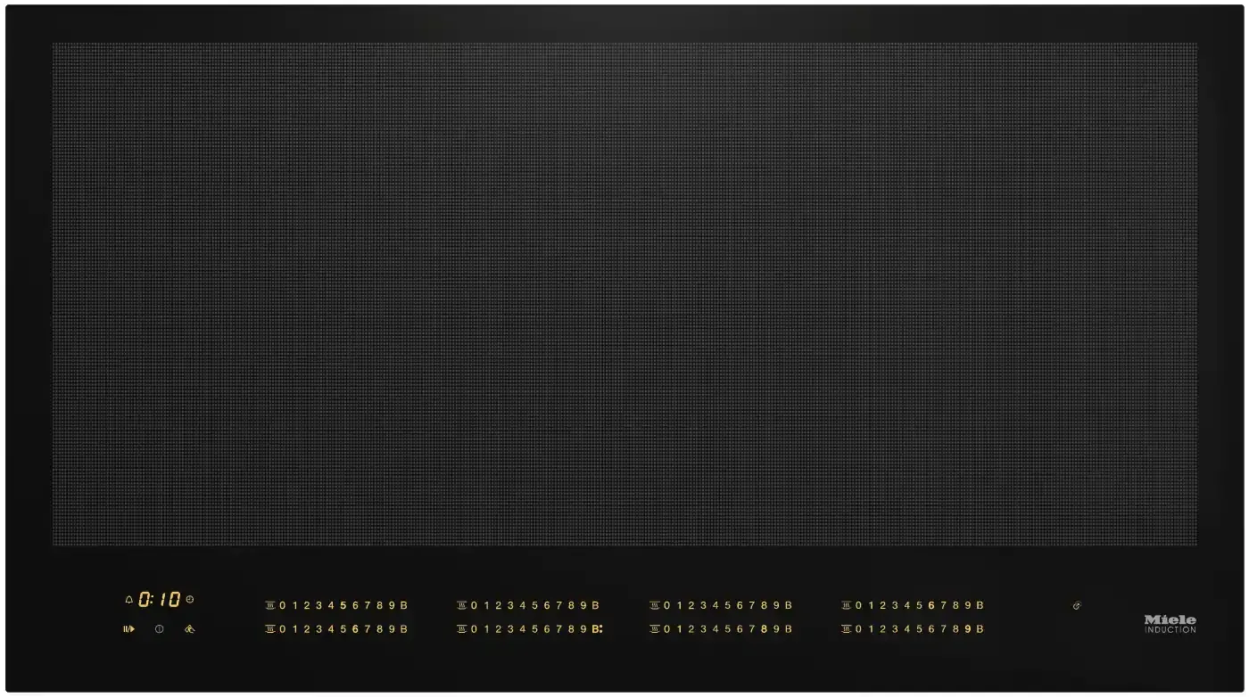 Ex Display Miele KM7697FL 90cm Wide 8 Zone Induction Hob - Black