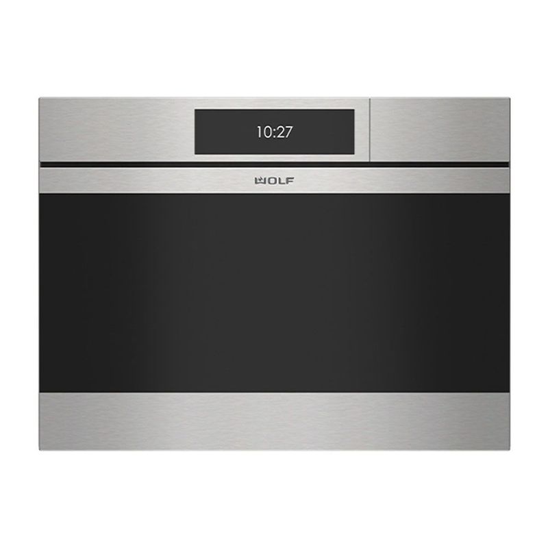 Wolf M Series Contemporary Stainless Handleless Convection Steam Oven ICBCSO2450CM/S