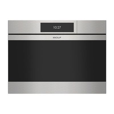 Wolf M Series Contemporary Stainless Handleless Convection Steam Oven ICBCSO2450CM/S
