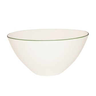 Handmade Bowl &#39;Green Rim&#39;
