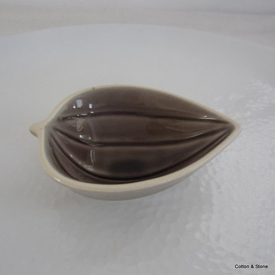 Bowl &#39;Leaf&#39; Taupe (S)