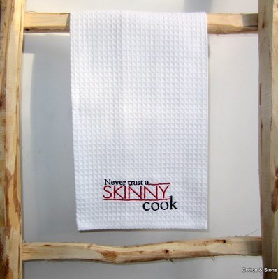 Tea Towel &#39;Skinny Cook&#39;