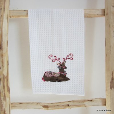 Tea Towel &#39;Dear Deer&#39;