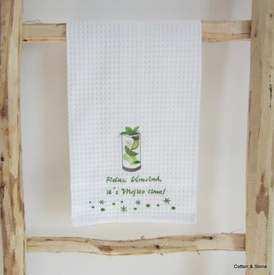 Tea Towel &#39;Mojito Time&#39;