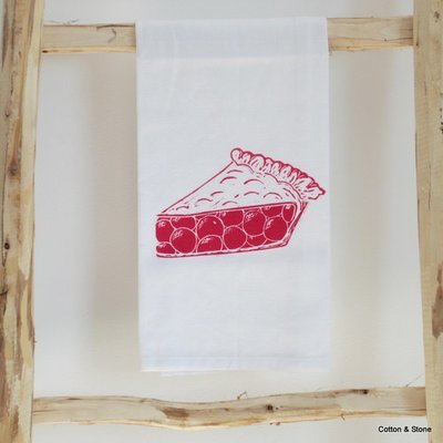 Tea Towel &#39;Cherry Pie&#39;