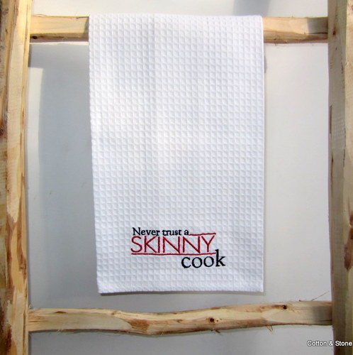 Tea Towel &#39;Skinny Cook&#39;