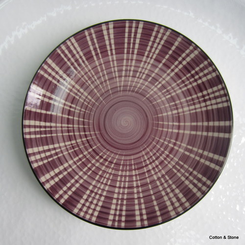 Dessert Plate 'Modern' Purple