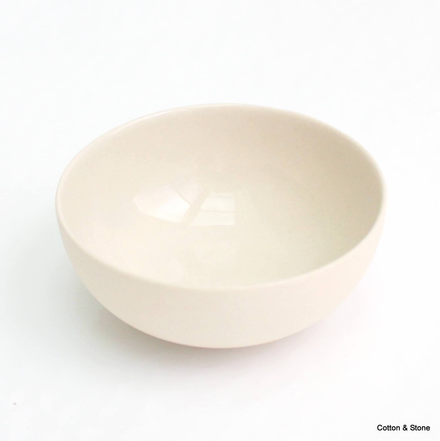 Handmade Bisque Bowl Neutral Tiny