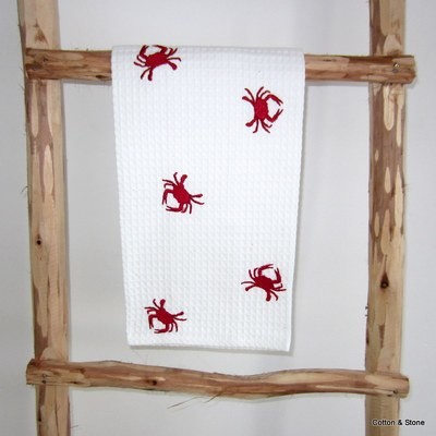 Tea Towel &#39;Crabs&#39;
