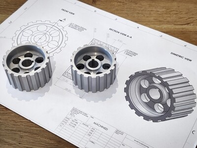 FF1600 Ford Ecoboost Dry Sump Pulley