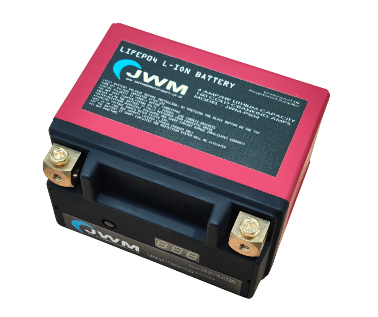 JWM PS-04 LiFePO4 LIGHTWEIGHT LITHIUM BATTERY
