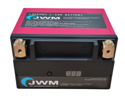 JWM PS-12 LiFePO4 LIGHTWEIGHT LITHIUM BATTERY