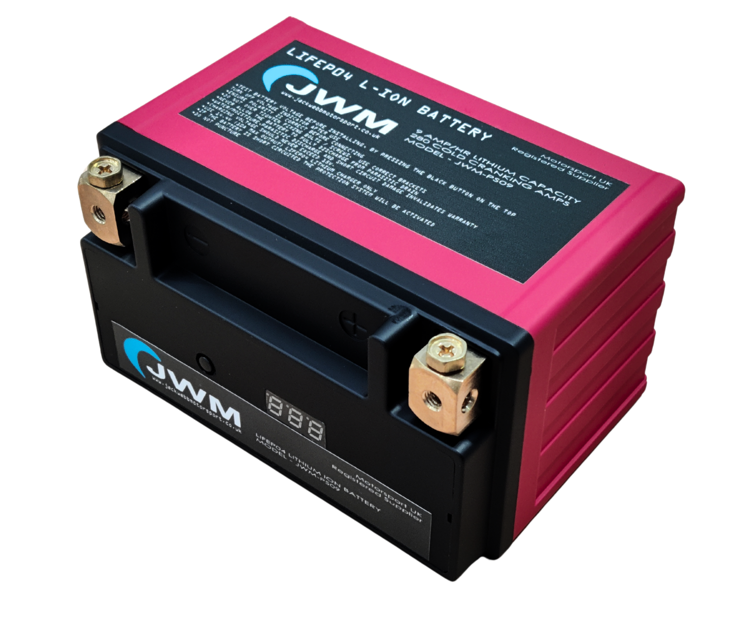 JWM PS-09 LiFePO4 LIGHTWEIGHT LITHIUM BATTERY