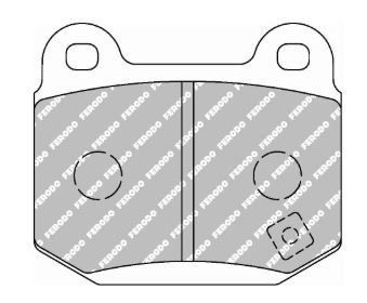Caterham AP Racing Vented Disc Rear Pads DS3000