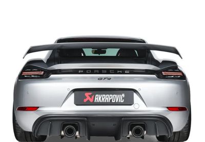 Porsche 718 Cayman GT4 / GTS 4.0 / Boxster GTS 4.0 | 2020 | Akrapovic | Slip-On Race Line (Titanium)