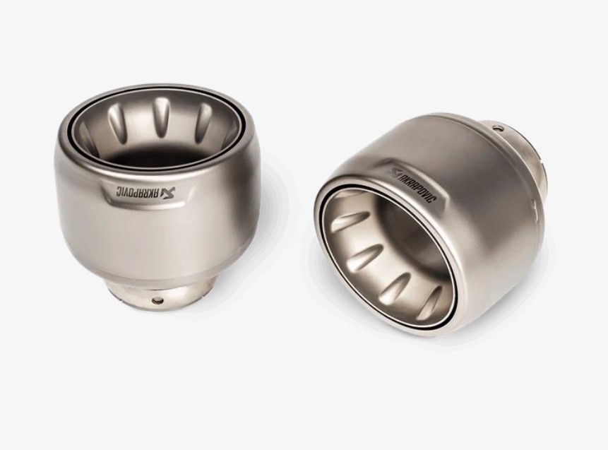 Porsche 718 Cayman GT4 / GTS 4.0 / Boxster GTS 4.0 | Tail Pipe Set (Silver Titanium)