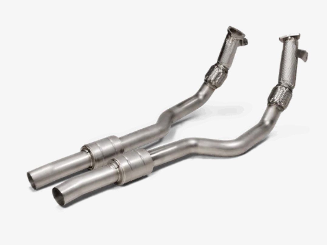 Audi RS6 / RS7 / Performance (C8) | Akrapovic | Downpipe / Link Pipe Set (200 CPSI Catalytic Converters)