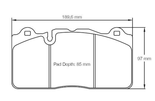 McLaren Pagid RSC1 Pad Upgrade - OEM Carbon Brakes, Front Axle