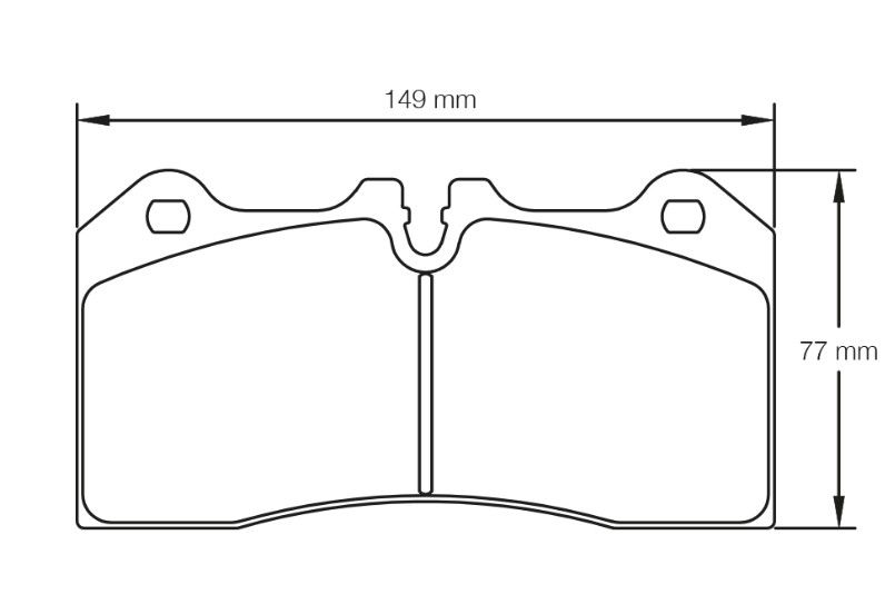 McLaren Pagid RSC1 Pad Upgrade - OEM Carbon Brakes, Rear Axle