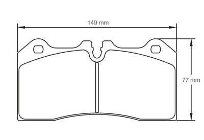 McLaren Pagid RSC1 Pad Upgrade - OEM Carbon Brakes, Rear Axle