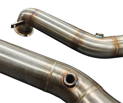 McLaren 720S Exhaust Downpipes (Stainless Steel)