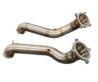 McLaren 720S Exhaust Downpipes (Stainless Steel) McLaren 720S Exhaust Downpipes (Stainless Steel)