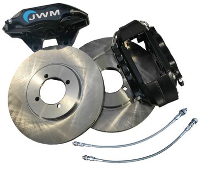 4 Pot "Big Brakes" Calipers with Vented Discs