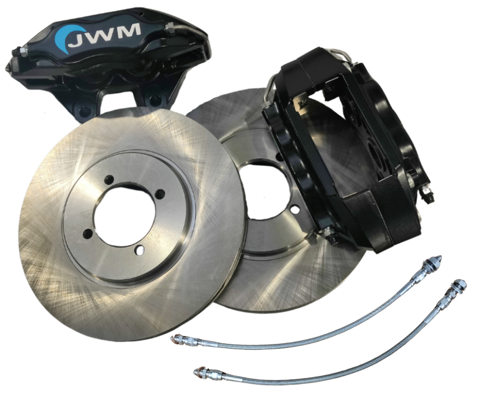 4 Pot "Big Brakes" Calipers with Vented Discs 4 Pot "Big Brakes" Calipers with Vented Discs