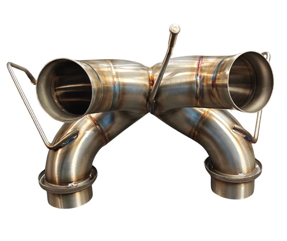 McLaren 600LT Exhaust Rear Section (Stainless Steel)