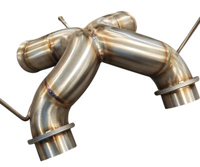 McLaren 600LT Exhaust Rear Section (Stainless Steel)