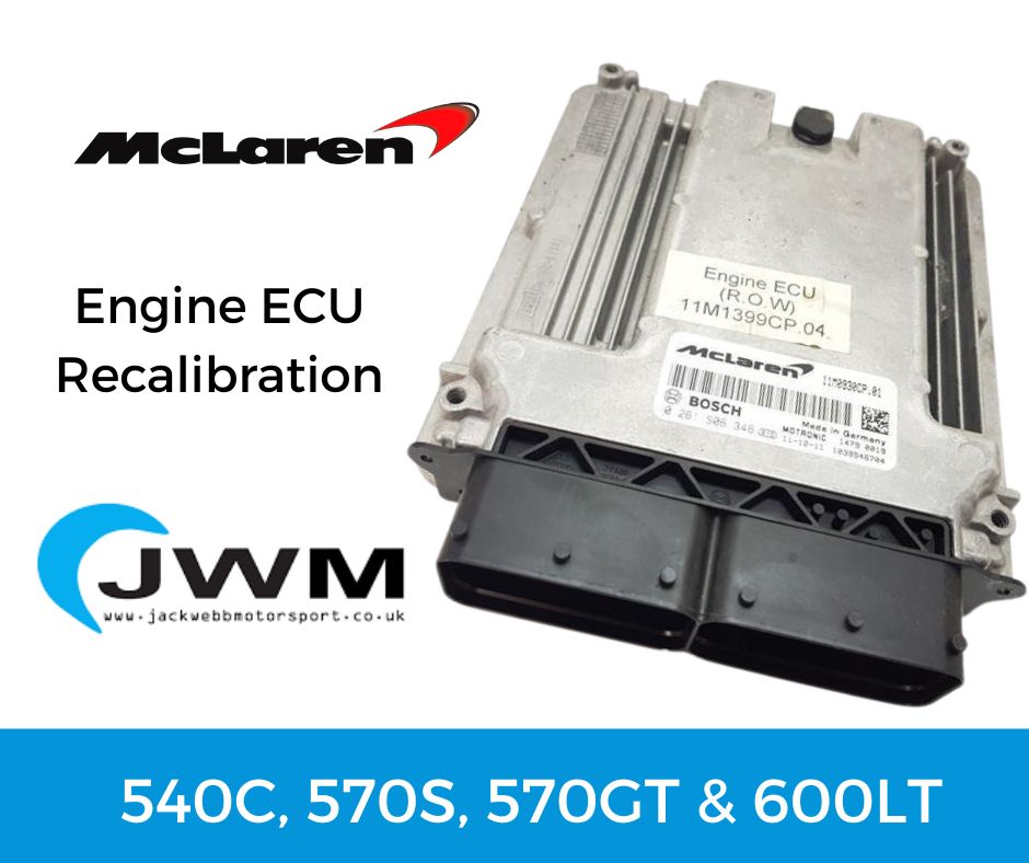 McLaren 540C, 570 &amp; 600LT ECU recalibration