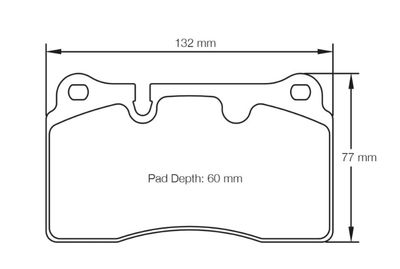 Aston Martin DB9, DBS, Vanquish &amp; Vantage Pagid RSC1 Pad Upgrade - OEM Carbon Brakes, Rear Axle