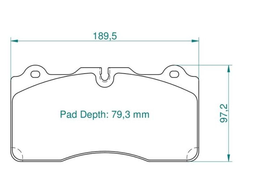 McLaren Pagid RSC1 Pad Upgrade - OEM Carbon Brakes, Front Axle McLaren Pagid RSC1 Pad Upgrade - OEM Carbon Brakes, Front Axle