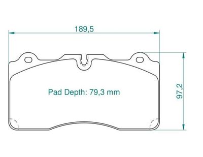McLaren Pagid RSC1 Pad Upgrade - OEM Carbon Brakes, Front Axle McLaren Pagid RSC1 Pad Upgrade - OEM Carbon Brakes, Front Axle