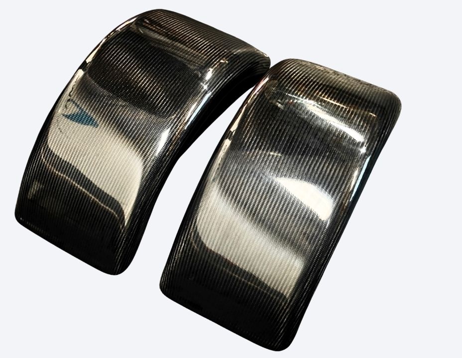 JWM Carbon Fibre Front Wings - Straight Weave JWM Carbon Fibre Front Wings - Straight Weave