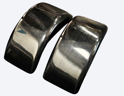 JWM Carbon Fibre Front Wings - Straight Weave
