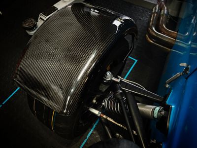 JWM Carbon Fibre Front Wings - Straight Weave