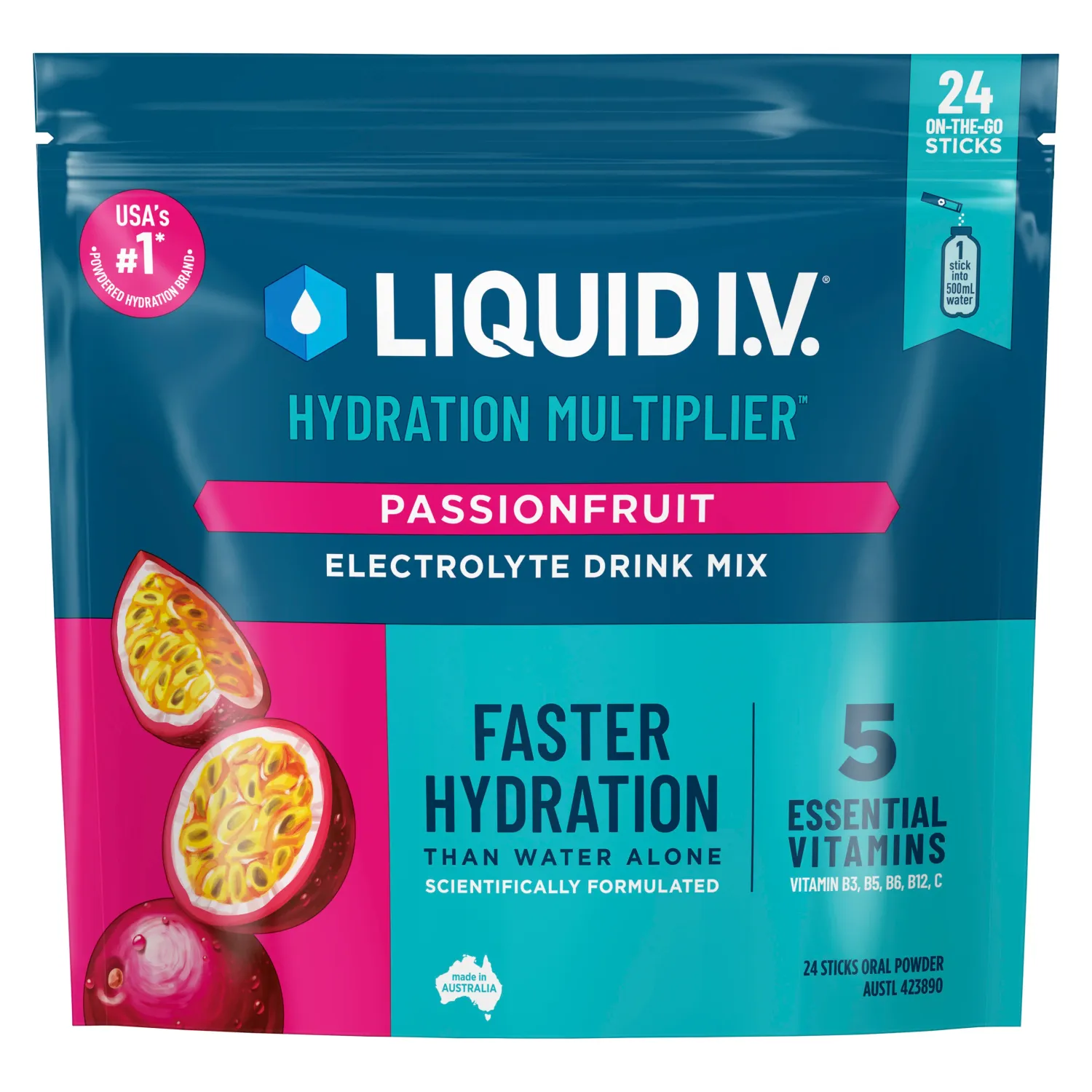 Liquid I.V, Flavour: Passionfruit