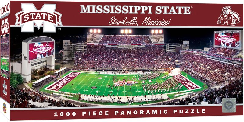 Mississippi State Bulldogs - 1000 Piece Panoramic Puzzle
