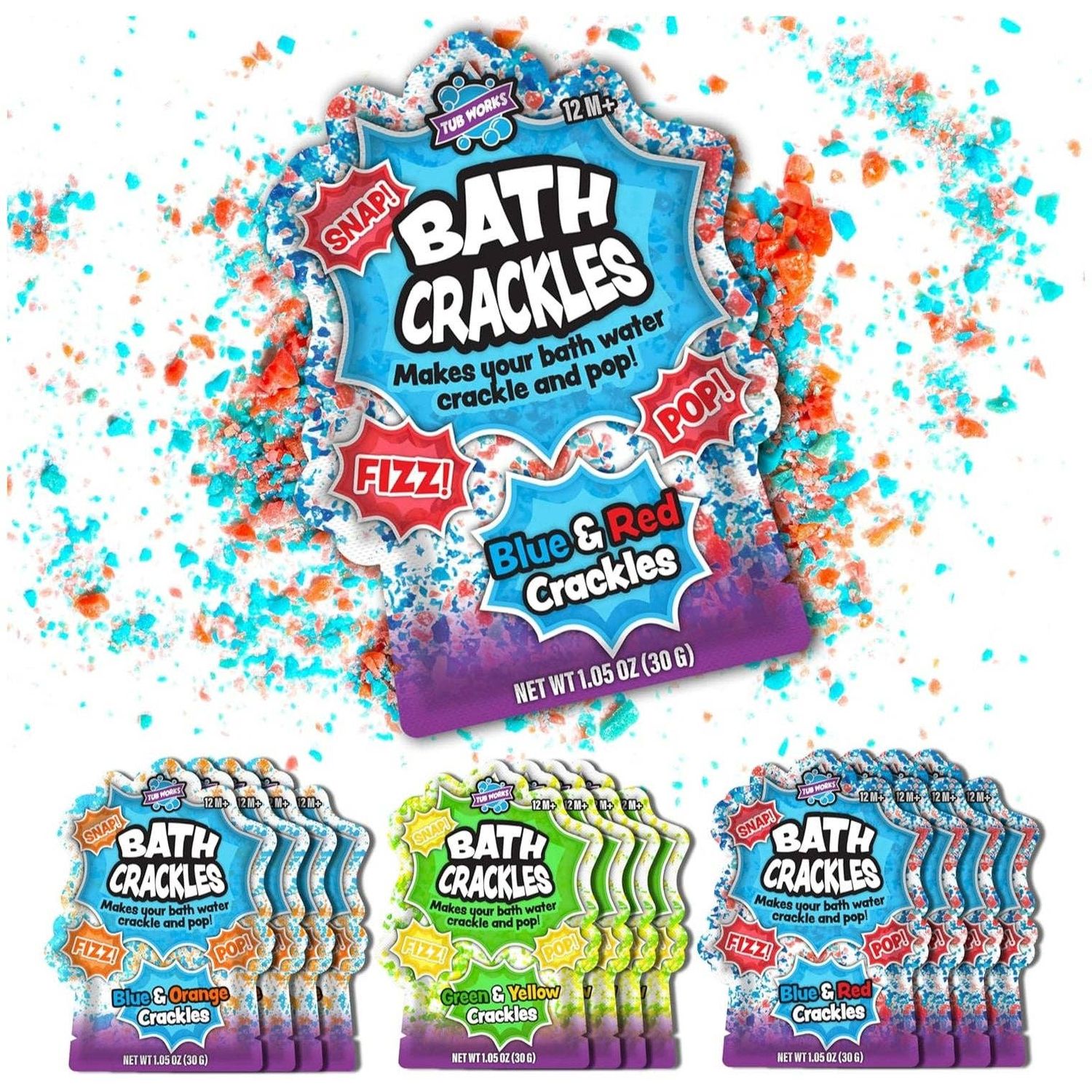 Tub Works® Bath Crackles Bath Toy, Variety