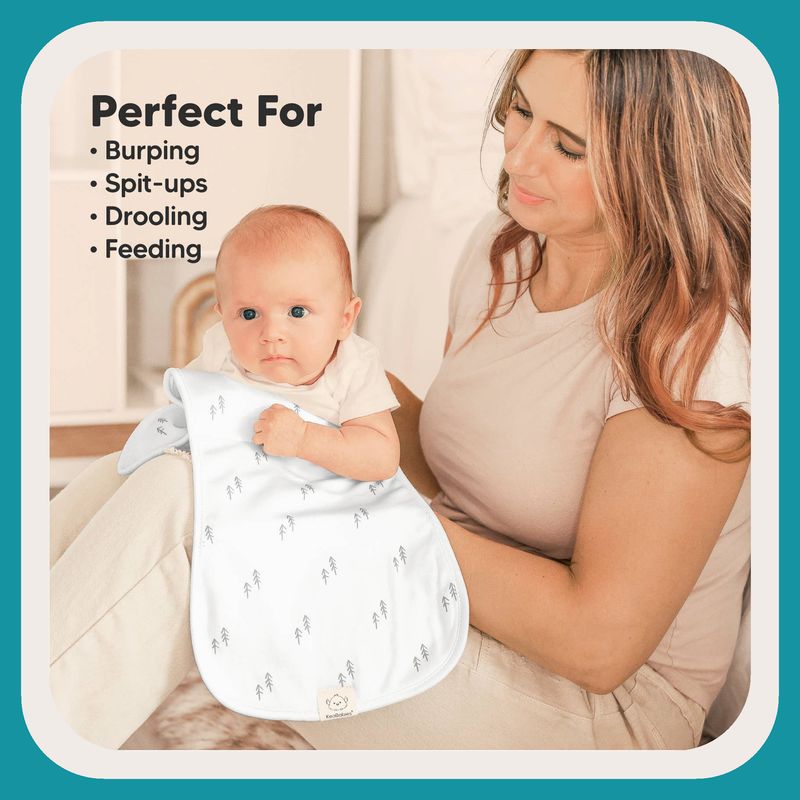 KeaBabies 5-Pack Urban Burp Cloths