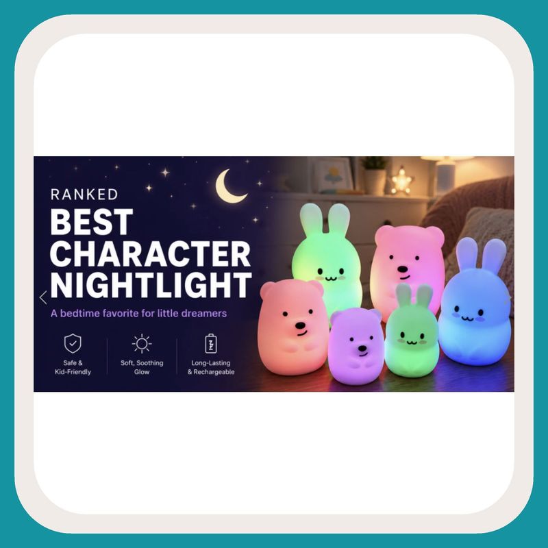 Lumipets® LED Bear Night Light with Remote